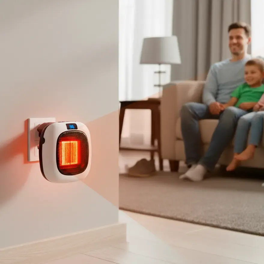 WarmPro draagbare kachel in huis